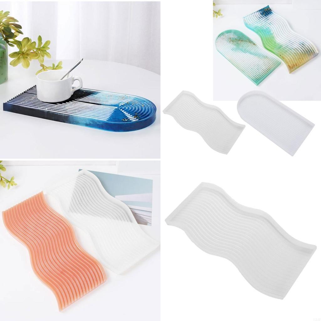 Serving Tray Mold - เสิร์ฟ Borad คริสตัลอีพ็อกซี่แม่พิมพ์ คริสตัลแม่พิมพ์ผลไม้หล่อแม่พิมพ์