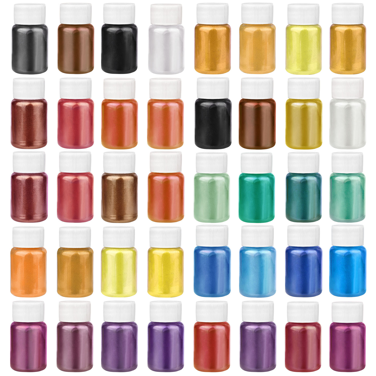 Resin Pigment Set - 4 สี/ชุด ผงเรซิ่นประกายมุก ชุดสีผงไมก้า ผงแร่ ผงย้อมสี