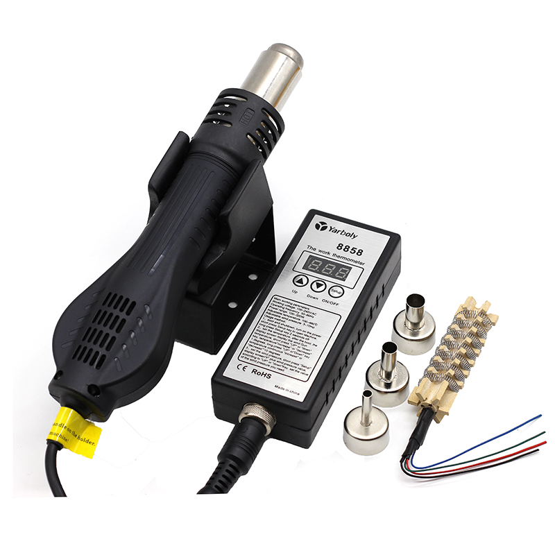 Heat Gun Small - สถานีบัดกรี 8858 แบบพกพา Digital HOT AIR