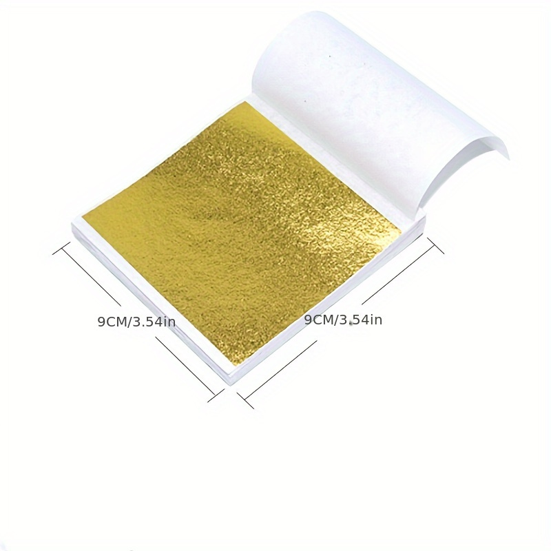 Gold Foil Flakes - Aomily 9x9 ซม.100 แผ่นปฏิบัติ K PURE