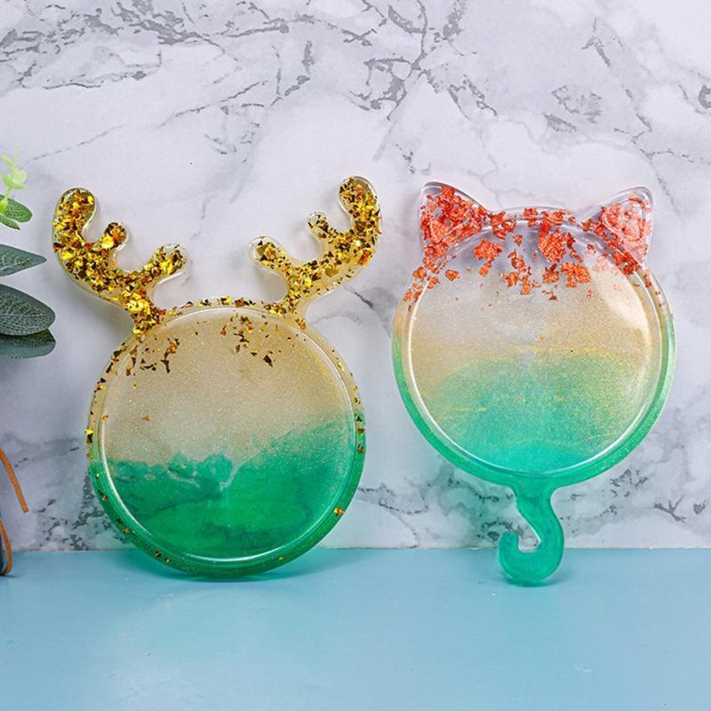 Serving Tray Mold - 31BB DIY Christmas ถาดซิลิโคนแม่เหล็กแผ่นผลไม้หล่อแม่เหล็กที่ให้บริการ Borad คริสตัลอีพ็อกซี่แม่พิมพ์ถ้วยถ้วยคริสตัล
