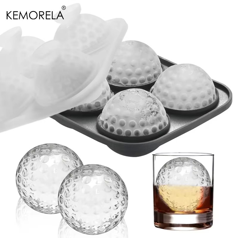 Coaster Mold Round - ถาดทำน้ำแข็งซิลิโคนพร้อมฝาปิด แม่พิมพ์น้ำแข็งทรงกลม ทรงสี่เหลี่ยม แม่พิมพ์น้ำแข็งซิลิโคนทรงกลม สำหรับครัว ค็อกเทล