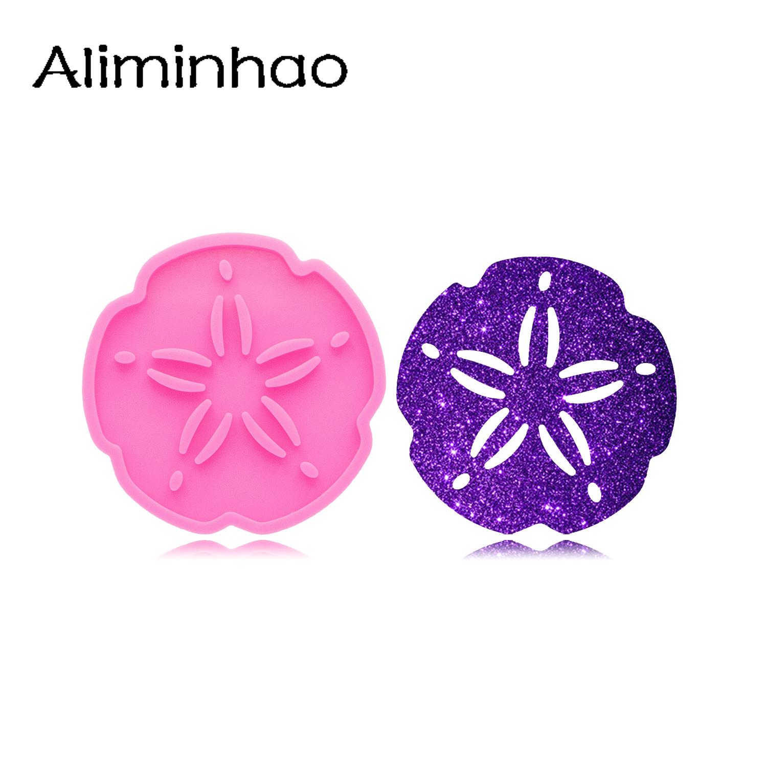Geode Mold Silicone - DY1230 10 ซม.รอบ Lotus ดอกไม้วงกลม Coaster