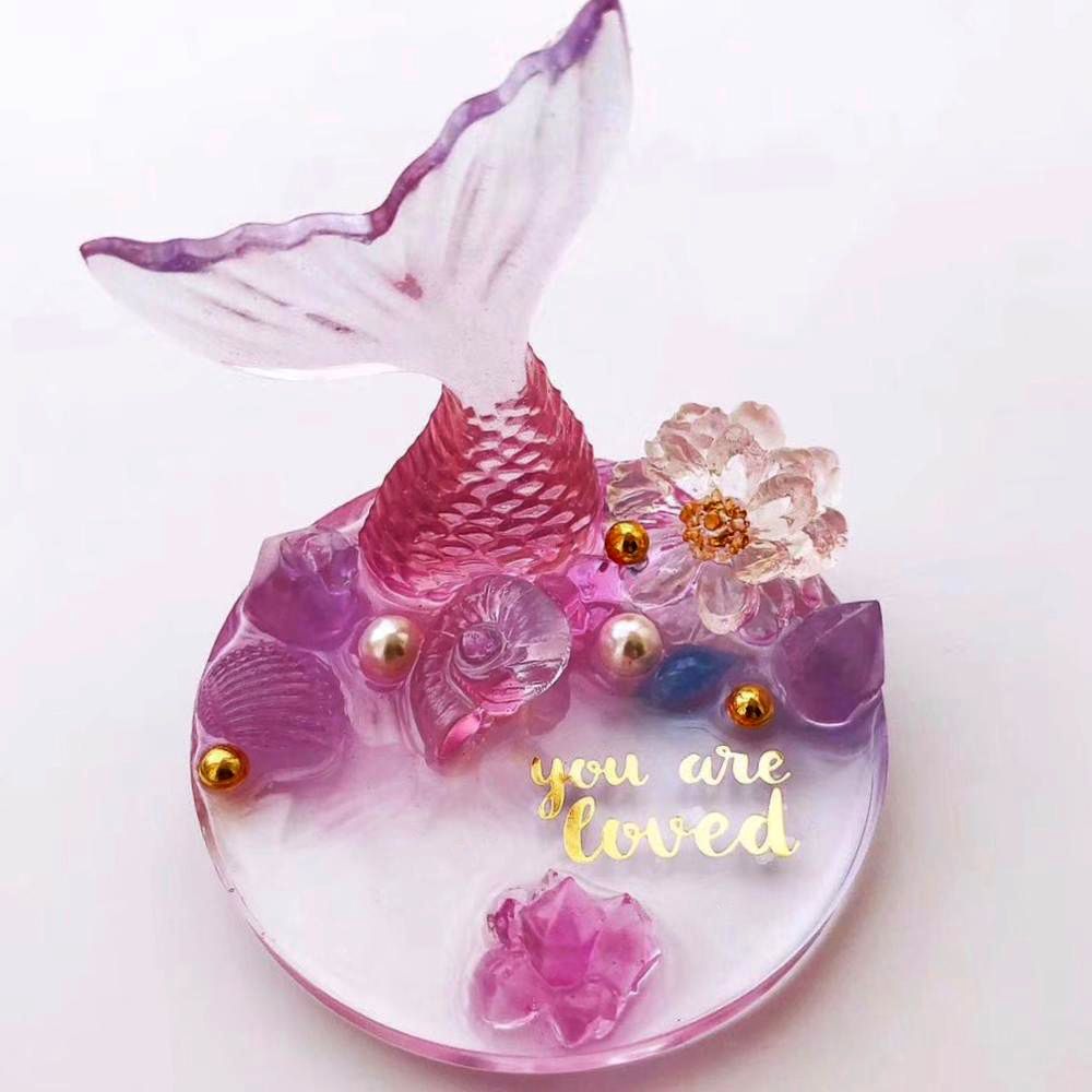 Coaster Mold Round - DIY Craft ซิลิโคนของเหลวศิลปะถ้วย Mad รอบ Coaster