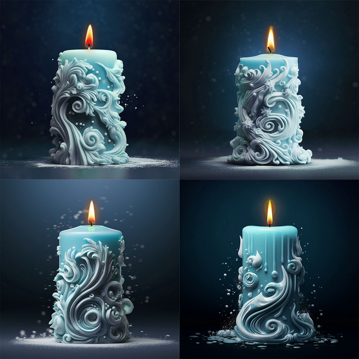 Resin Ocean Wave Mold - เรขาคณิตแกะสลักทรงกระบอกซิลิโคนเทียนแม่พิมพ์ Sea WAVE รูปแบบเกลียวเสาสบู่แม่พิมพ์น้ํามันหอมระเหยทํา Home Art