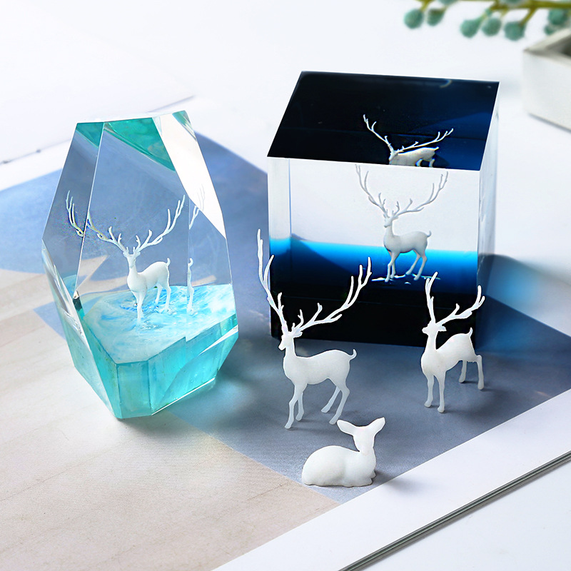 Resin Ocean Wave Mold - SNASAN 6 ชิ้น 3D Micro Swan