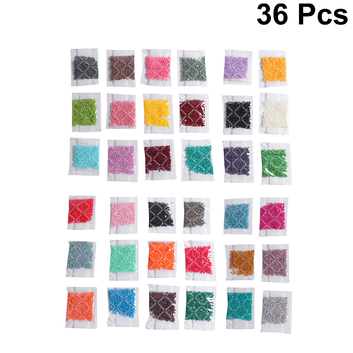 Resin Craft Kit - ชุดเพชรกลม 36 ชิ้น สำหรับงาน DIY งานปัก