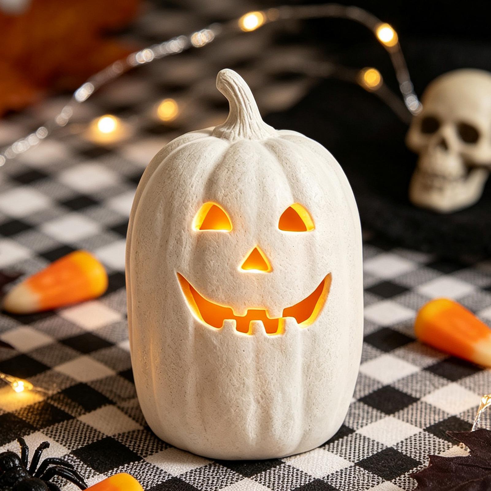 งานฝีมือฟักทองฮาโลวีน โคมไฟฟัก - Crafting Resin บทวิจารณ์และราคา