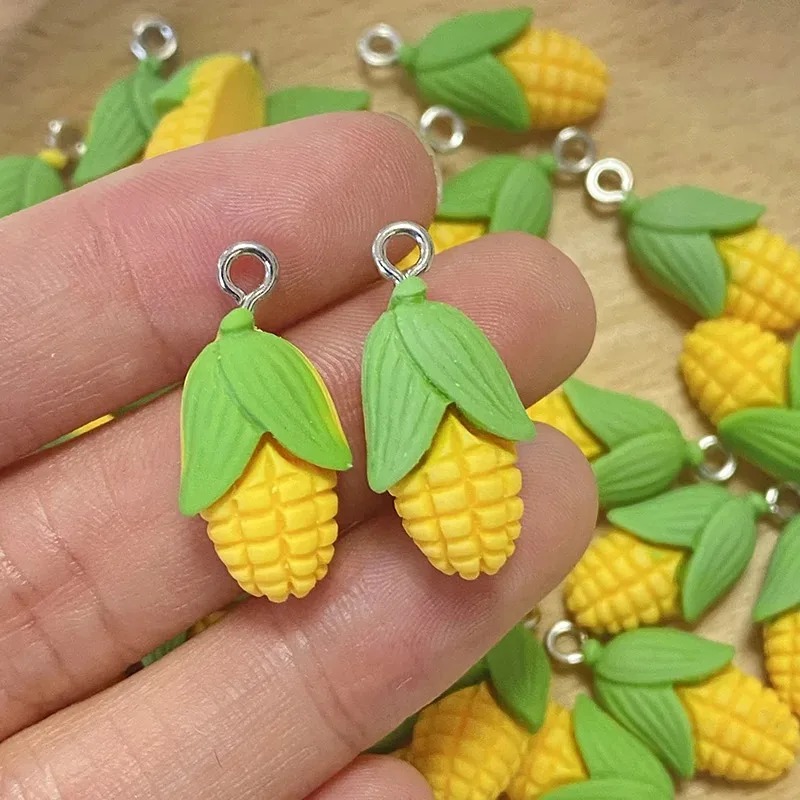 ชาร์มเรซิ่นรูปข้าวโพดและผักขนา - Resin Craft Supplies บทวิจารณ์และราคา