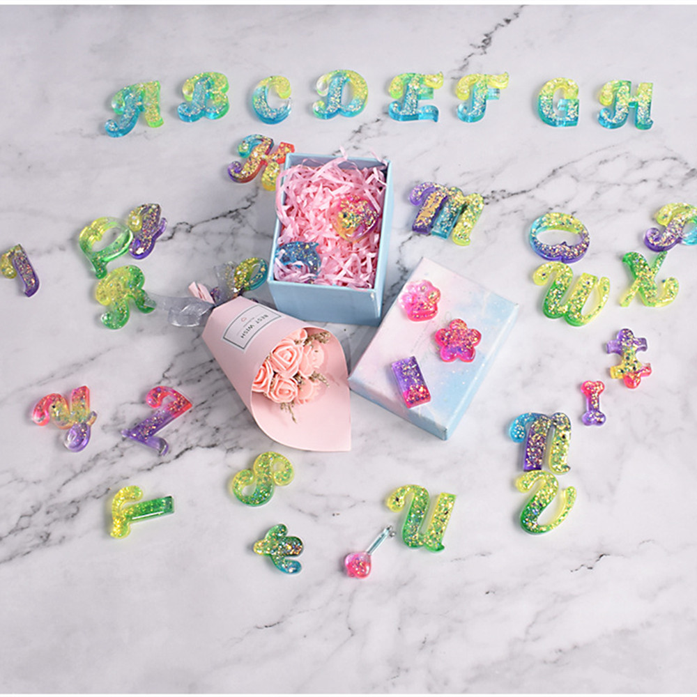ตัวอักษรอีพ็อกซี่เรซินแม่พิมพ์ - Resin Jewelry Kit บทวิจารณ์และราคา
