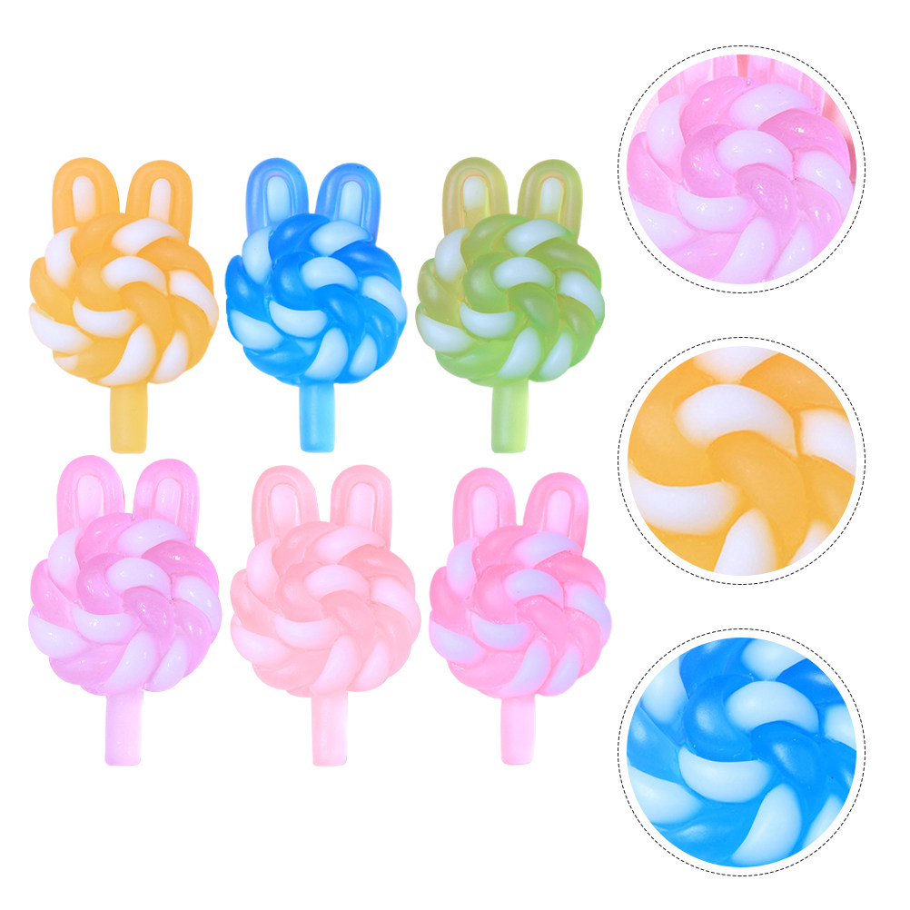 24 ชิ้น จี้รูปกระต่ายการ์ตูนน่ - Crafting Resin บทวิจารณ์และราคา