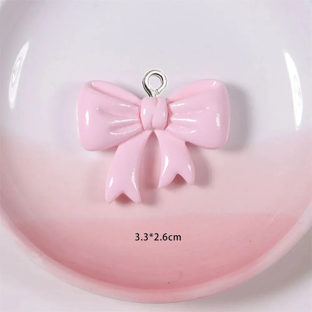 10 ชิ้น ชาร์มเรซิ่นรูปโบว์สีลู - Resin Crafts Diy บทวิจารณ์และราคา