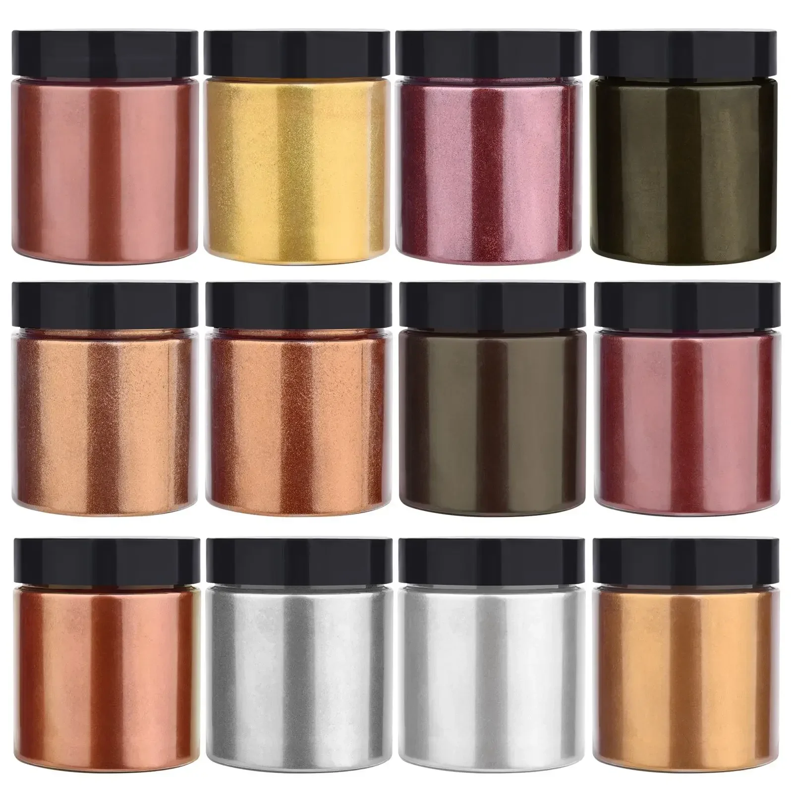 ผงกลิตเตอร์เมทัลลิก 50 กรัม/ขว - Resin Pigment Set บทวิจารณ์และราคา