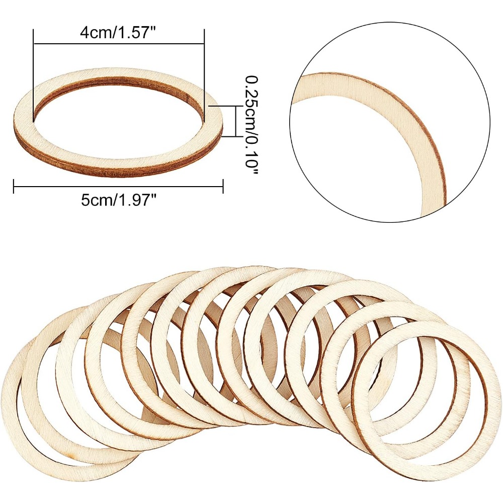 ชิ้นไม้ที่ยังไม่เสร็จ100ชิ้น1. - Wood Ring Blank บทวิจารณ์และราคา