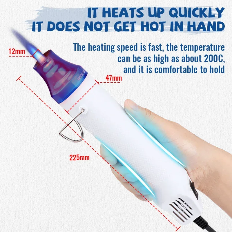 ครัวเรือนอเนกประสงค์ปืนความร้อ - Heat Gun Small บทวิจารณ์และราคา