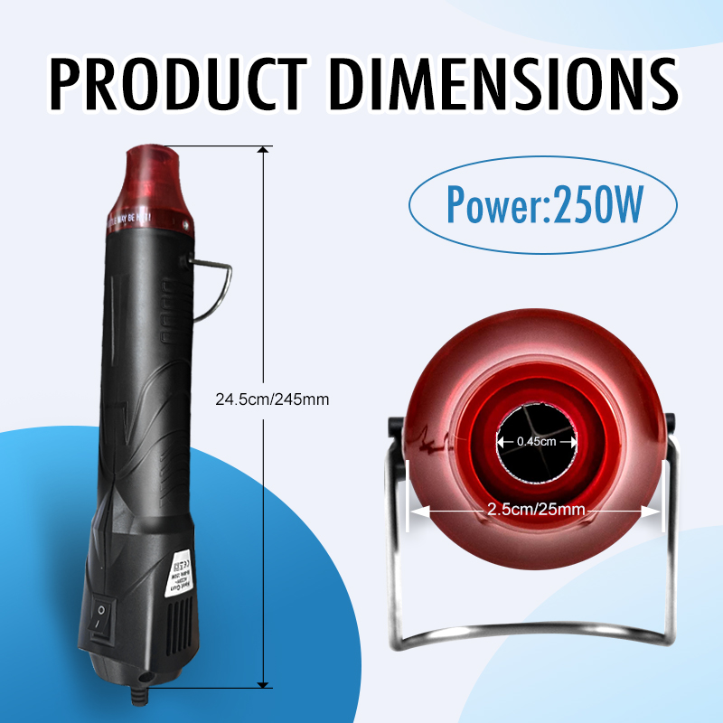 220V HOT AIR GUN บัดกรีอุณหภูม - Heat Gun Small บทวิจารณ์และราคา