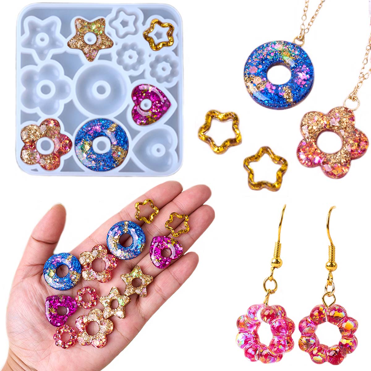 Multifuntional เครื่องประดับแม - Resin Craft Ideas บทวิจารณ์และราคา