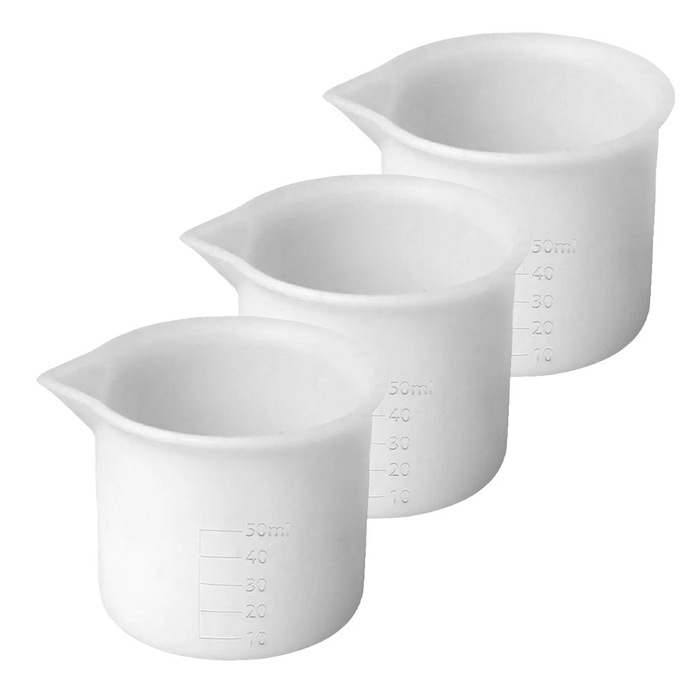 ถ้วยตวงซิลิโคน 3 ชิ้น ขนาด 50  - Mixing Cup Silicone บทวิจารณ์และราคา