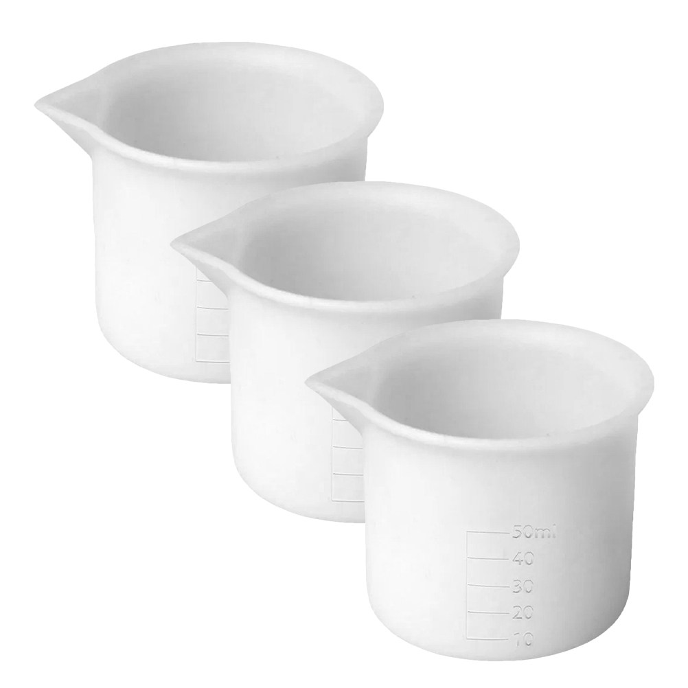 ถ้วยตวงซิลิโคน 3 ชิ้น ขนาด 50  - Mixing Cup Silicone บทวิจารณ์และราคา