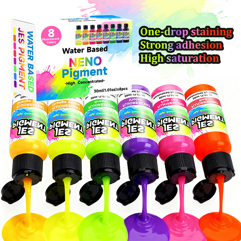 8 สี/ชุด เม็ดสีเรืองแสง, เม็ดส - Resin Pigment Set บทวิจารณ์และราคา