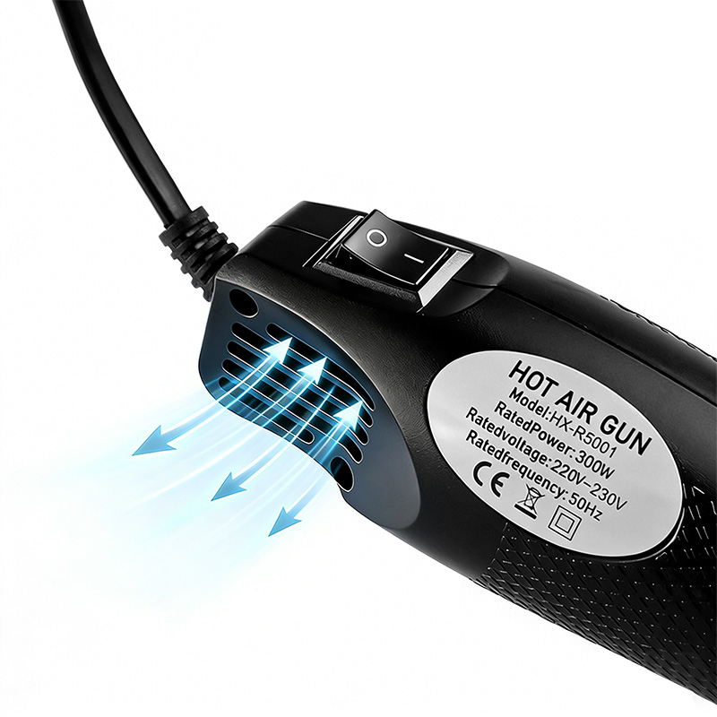 ปืนลมร้อนขนาดเล็ก 300W ปลั๊กแบ - Heat Gun Small บทวิจารณ์และราคา