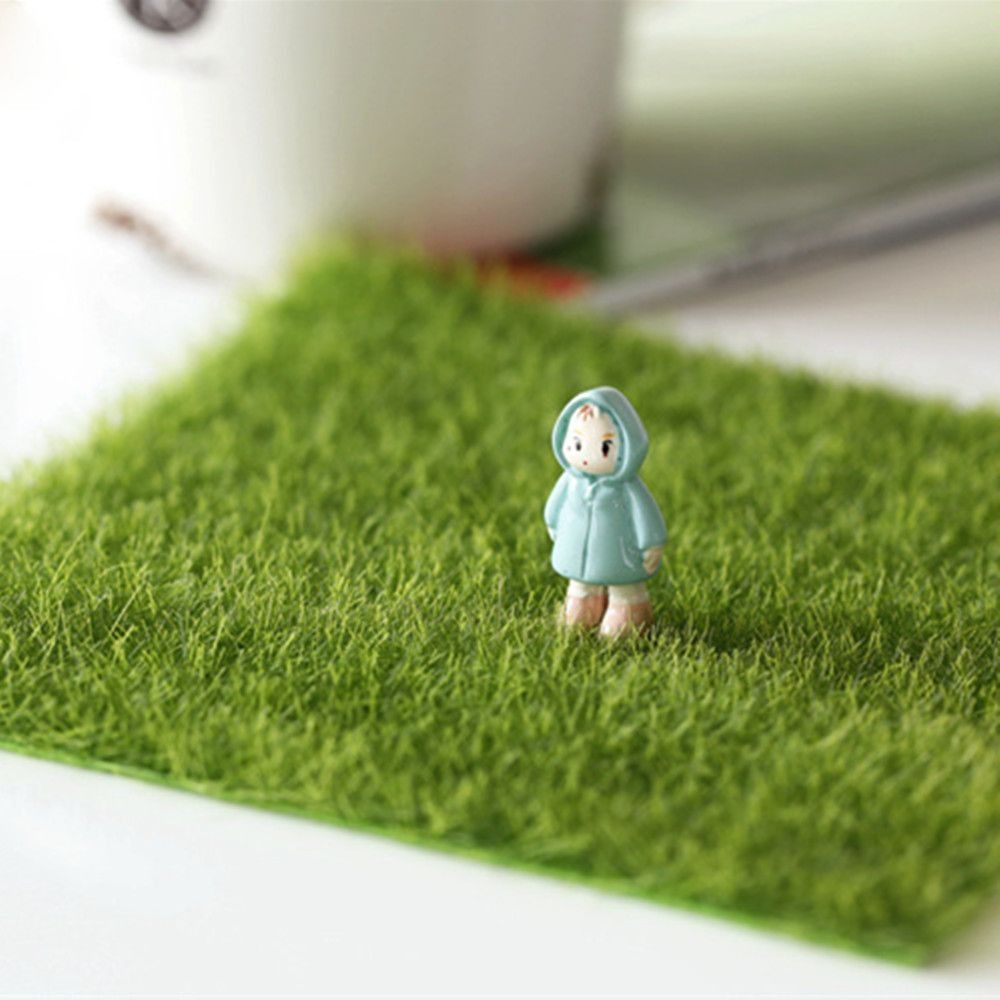 หญ้าเทียมตกแต่งสวน ตกแต่งสนามห - Terrarium Moss Art บทวิจารณ์และราคา