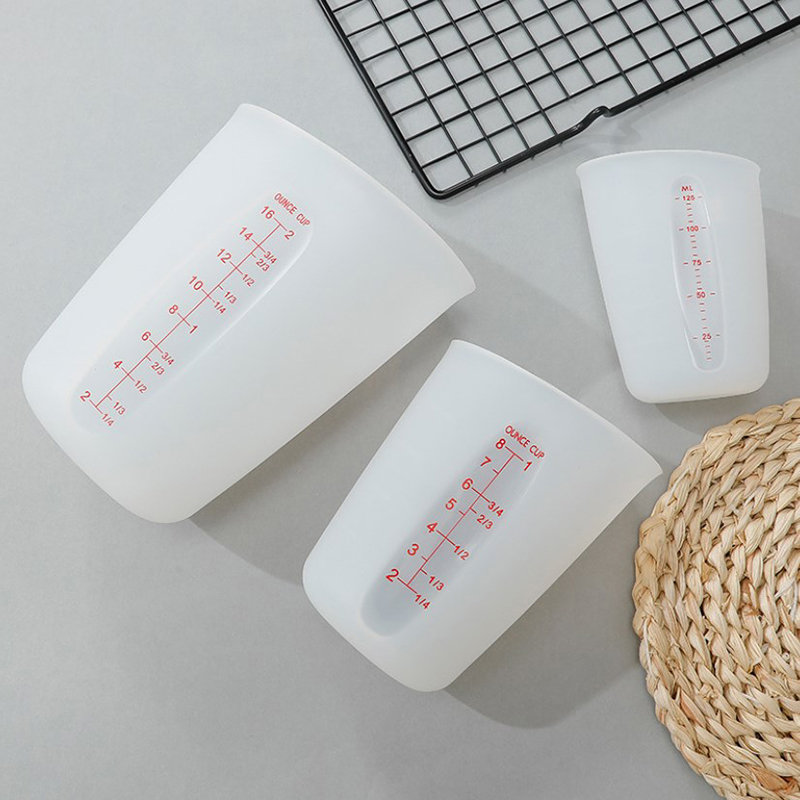ถ้วยตวงซิลิโคนขนาด125/250/500ม - Mixing Cup Silicone บทวิจารณ์และราคา