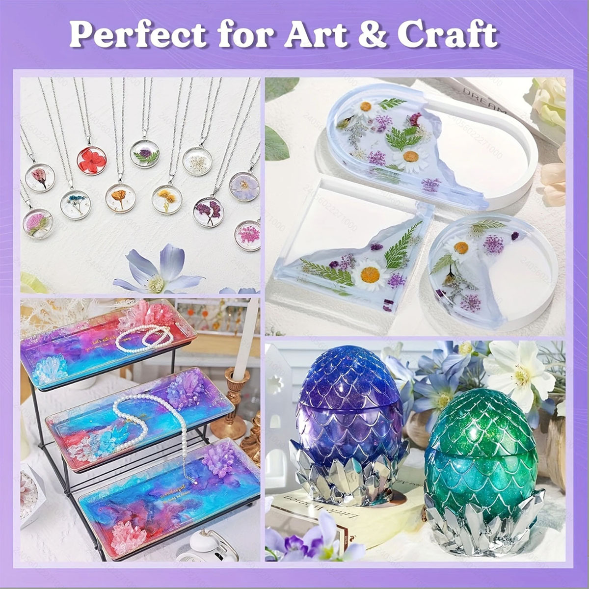 125 ml/250 ml Crystal Clear หล - Resin Jewelry Kit บทวิจารณ์และราคา