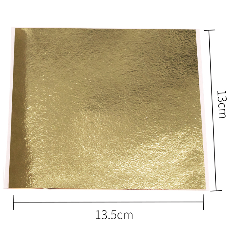 13x13.5 ซม.กระดาษฟอยล์สีดํา Go - Gold Foil Flakes บทวิจารณ์และราคา