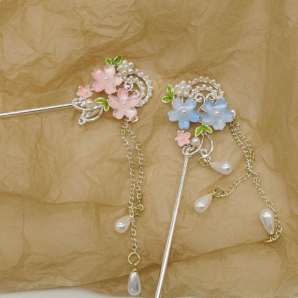ไม้ติดผมสไตล์จีน 1 ชิ้น: ดอกไม - Resin Craft Ideas บทวิจารณ์และราคา