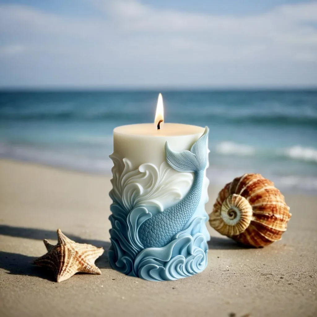 2024 Ocean WAVE โฟมทรงกระบอกเท - Resin Ocean Wave Mold บทวิจารณ์และราคา