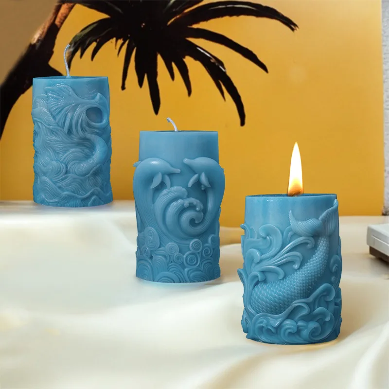 2024 Ocean WAVE โฟมทรงกระบอกเท - Resin Ocean Wave Mold บทวิจารณ์และราคา