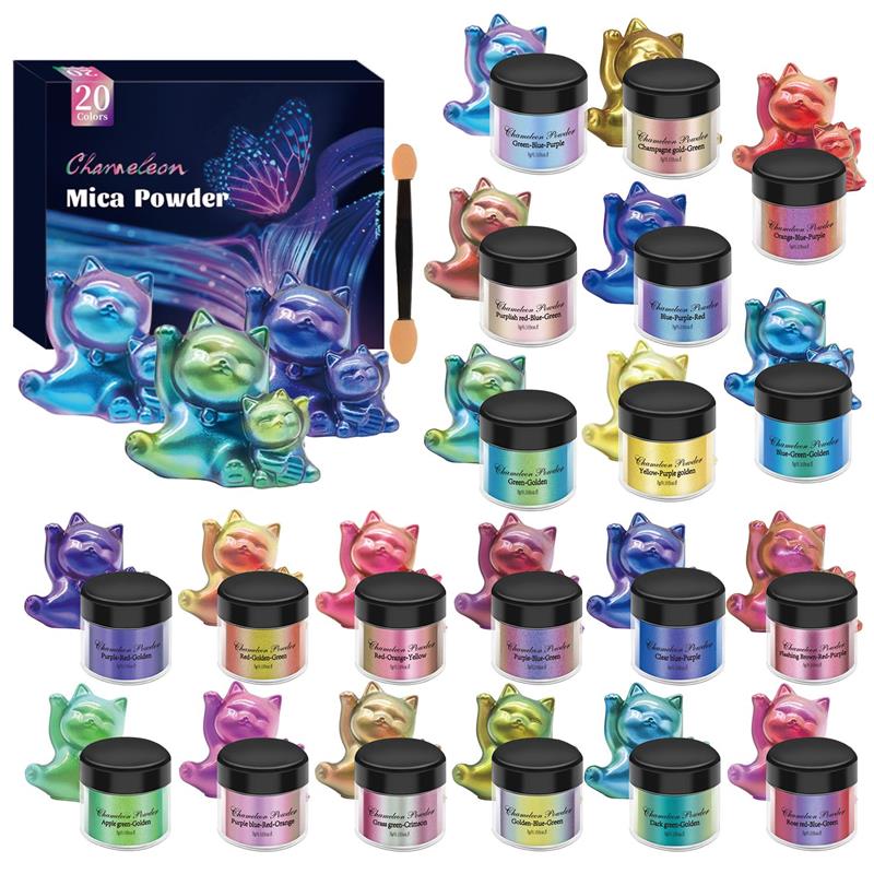 ชุดสีเรซิน10/20สีสำหรับเปลี่ยน - Resin Pigment Set บทวิจารณ์และราคา