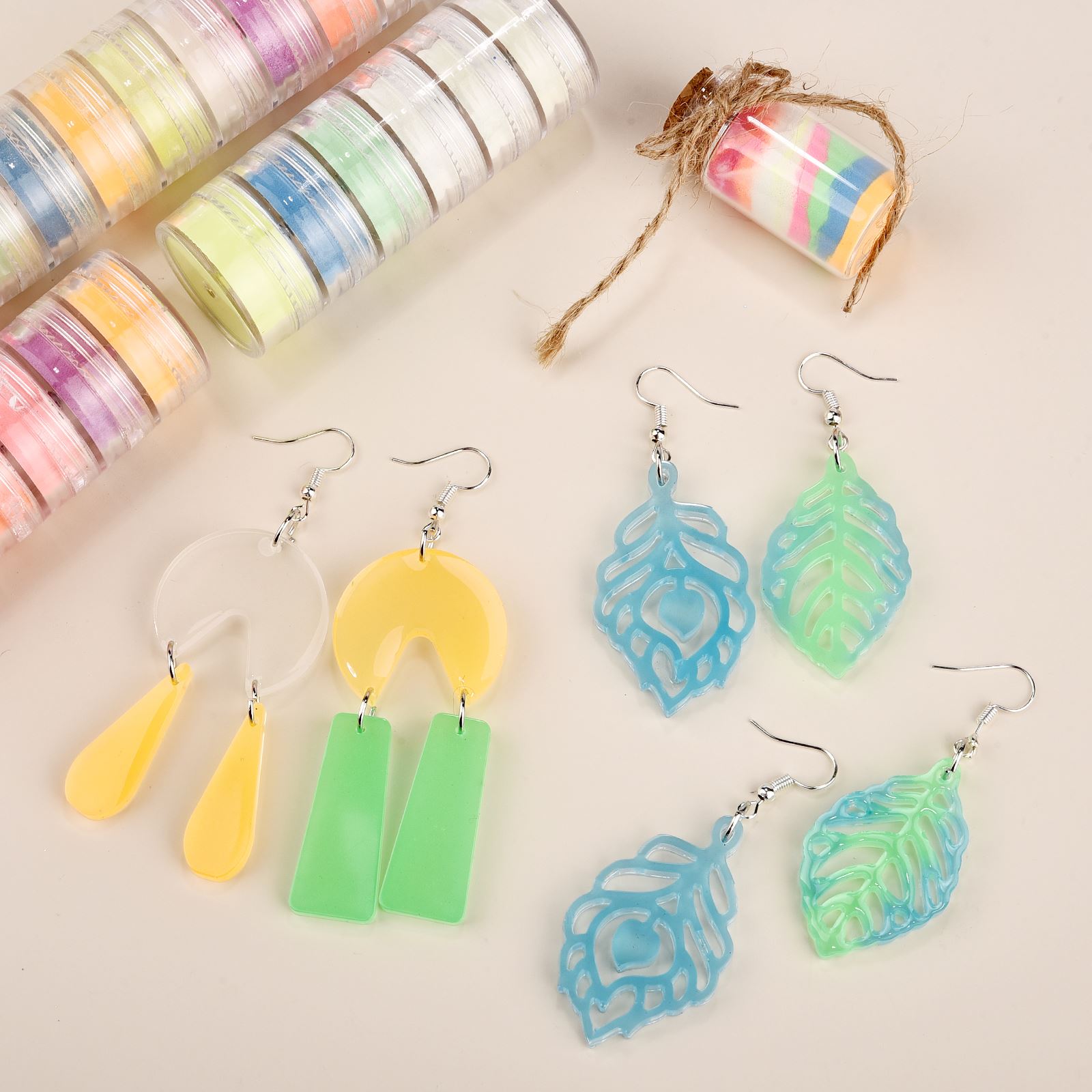 6สีผงเรซินชุดรงควัตถุ Dye UV เ - Resin Pigment Set บทวิจารณ์และราคา