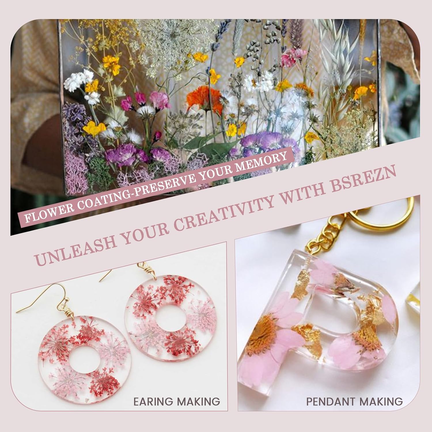 เรซิ่นอีพ็อกซี่ใส กลิ่นน้อย ทน - Resin Jewelry Kit บทวิจารณ์และราคา