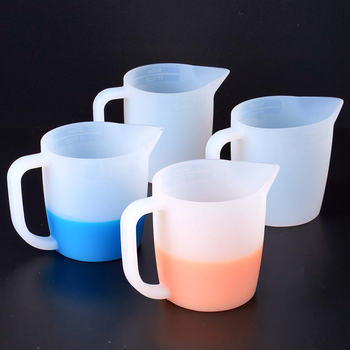 500ML ถ้วยตวงซิลิโคนพร้อมที่จั - Mixing Cup Silicone บทวิจารณ์และราคา