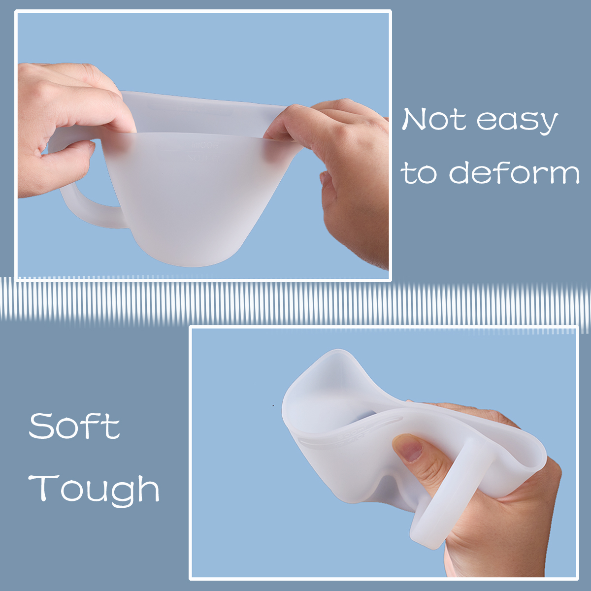500ML ถ้วยตวงซิลิโคนพร้อมที่จั - Mixing Cup Silicone บทวิจารณ์และราคา