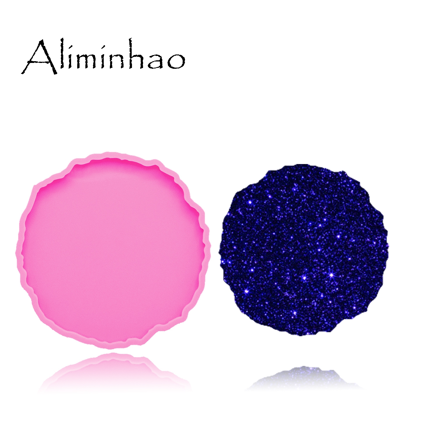 DY0278 คุณภาพสูงรอบซิลิโคนแม่พ - Geode Mold Silicone บทวิจารณ์และราคา