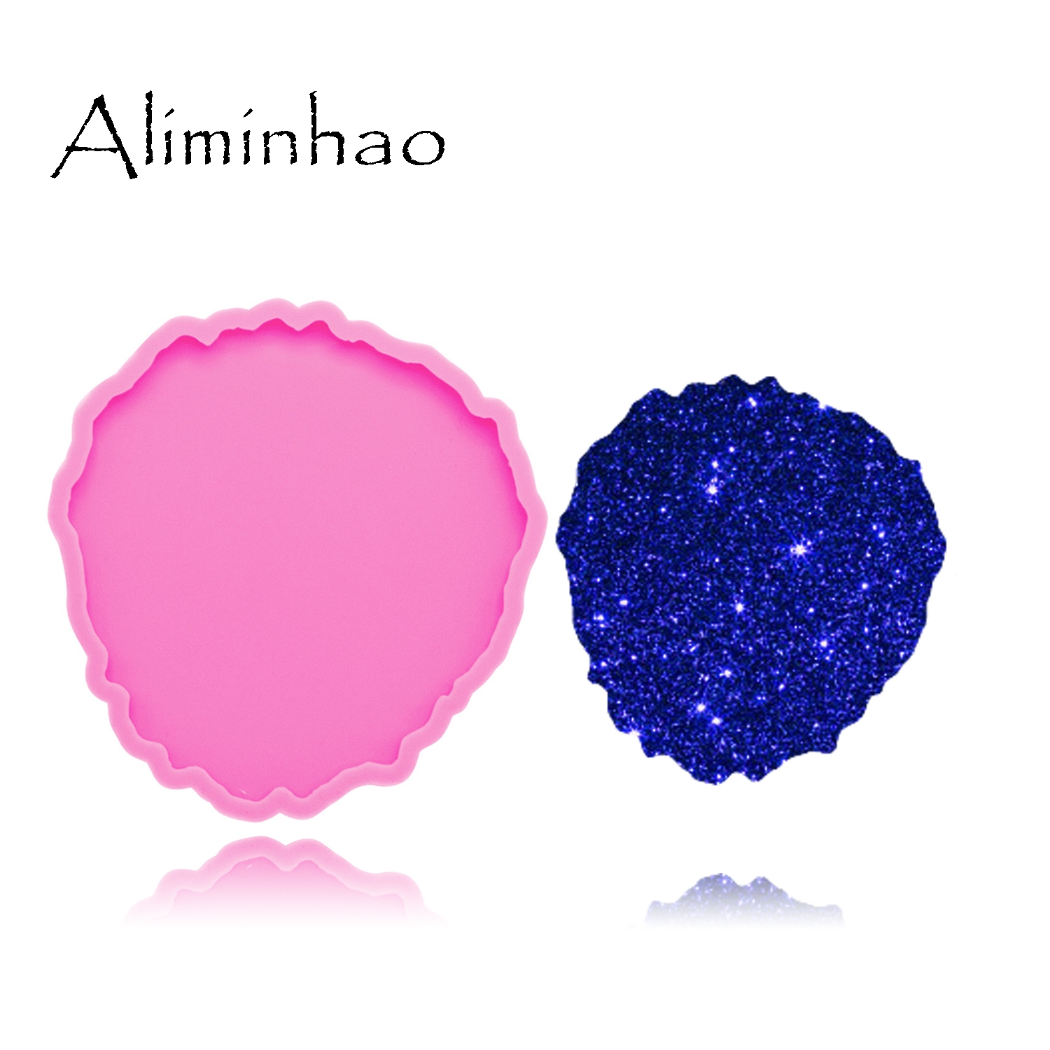 DY0278 คุณภาพสูงรอบซิลิโคนแม่พ - Geode Mold Silicone บทวิจารณ์และราคา