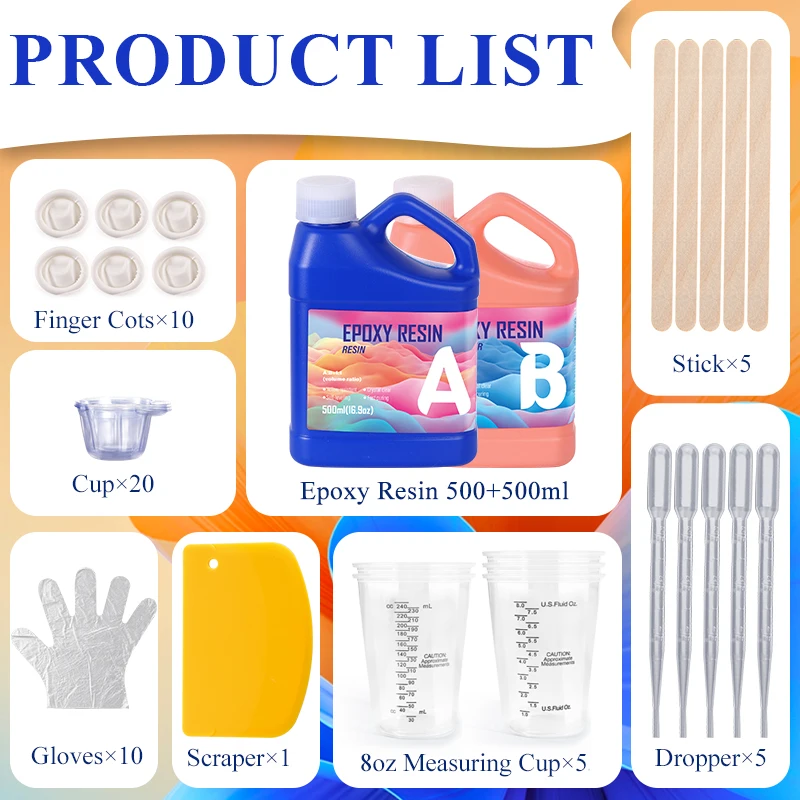 ชุดอีพ็อกซี่เรซิ่นผสมง่าย ใสเห - Epoxy Uv Resin Kit บทวิจารณ์และราคา