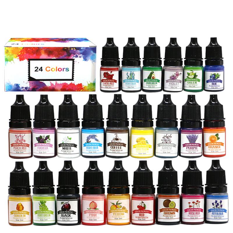 ชุดสีเรซิ่นอีพ็อกซี่อุปกรณ์ทำส - Resin Pigment Set บทวิจารณ์และราคา