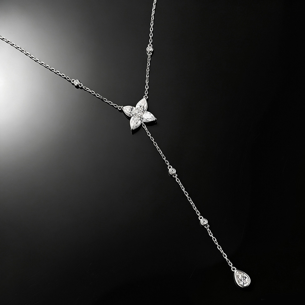 สร้อยคอจี้โมอิสซาไนต์ทรงกลม/ทร - Bezels Set Pendant บทวิจารณ์และราคา