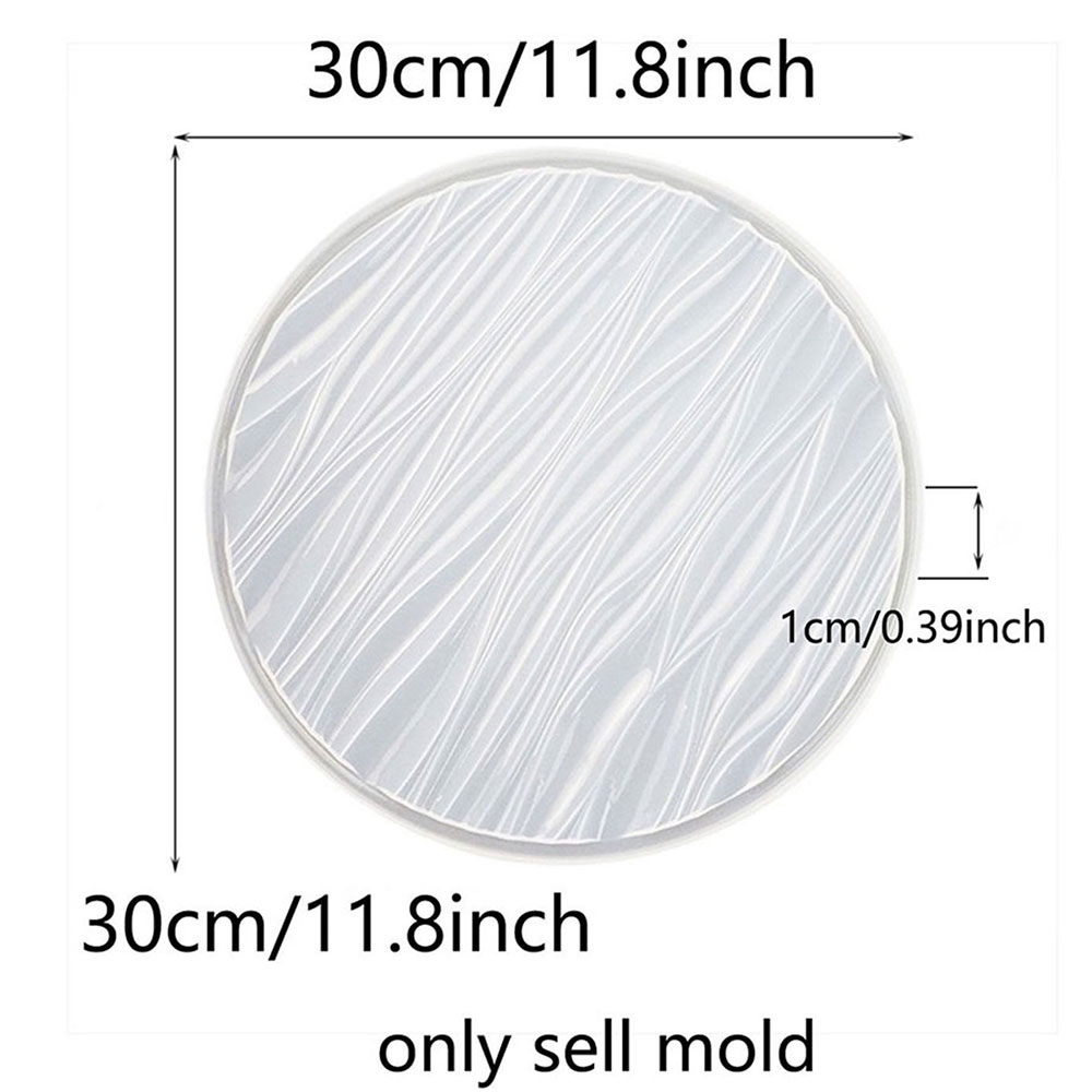แม่พิมพ์ซิลิโคนถาดกลมขนาดใหญ่  - Coaster Mold Round บทวิจารณ์และราคา