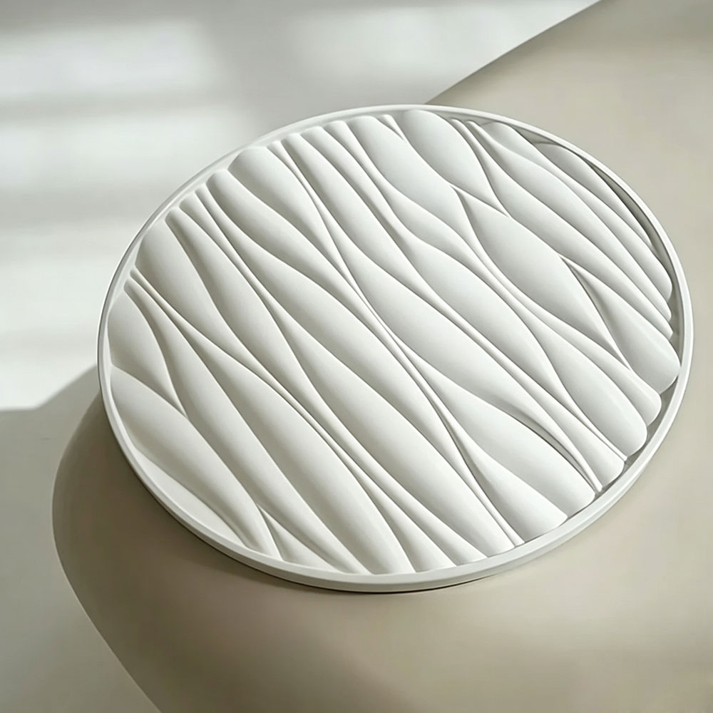 แม่พิมพ์ซิลิโคนถาดกลมขนาดใหญ่  - Coaster Mold Round บทวิจารณ์และราคา