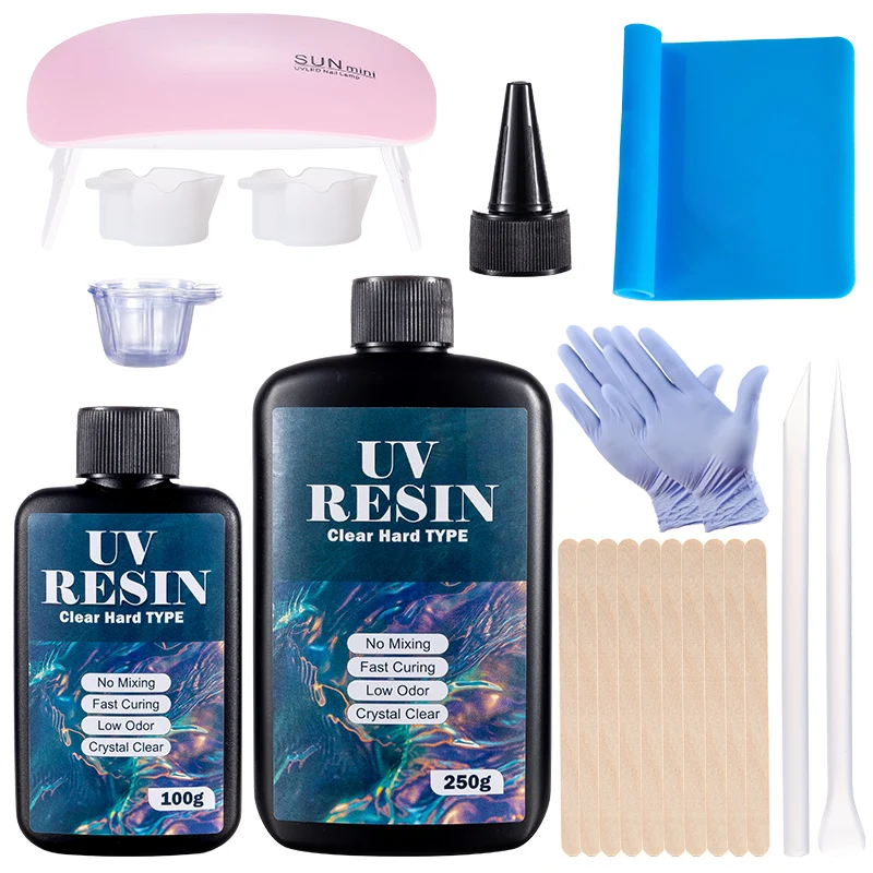 Hard UV เรซิ่นกาวชุด Fast Curi - Epoxy Uv Resin Kit บทวิจารณ์และราคา