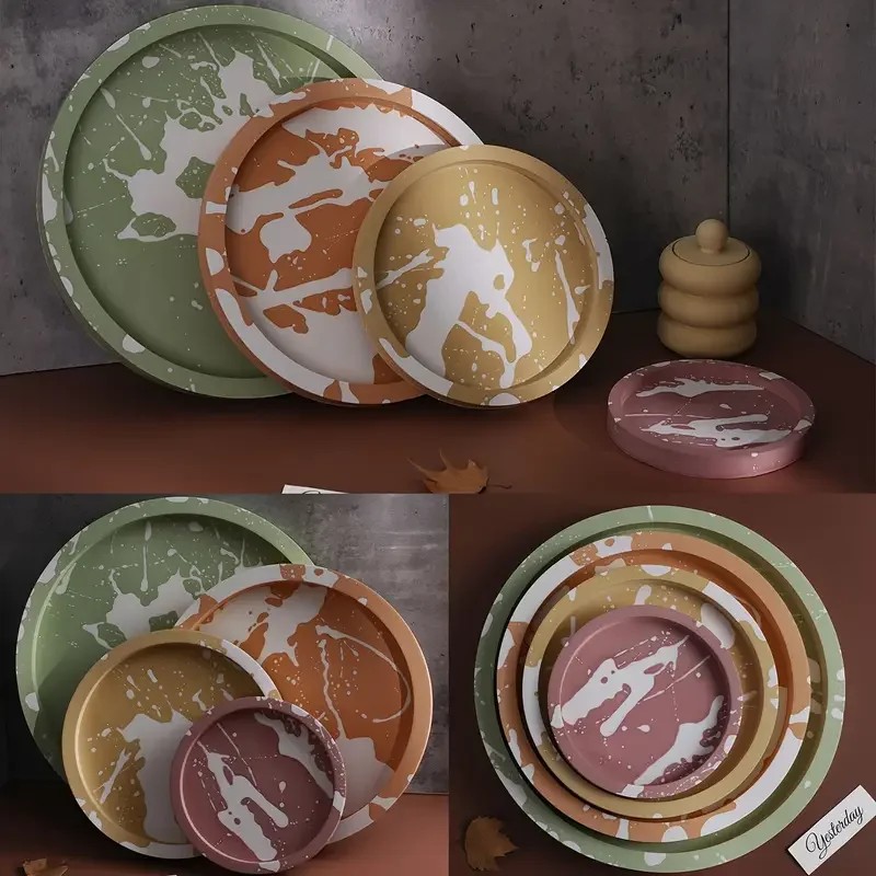 แม่พิมพ์ถาดเสิร์ฟทรงกลมขนาดใหญ - Serving Tray Mold บทวิจารณ์และราคา