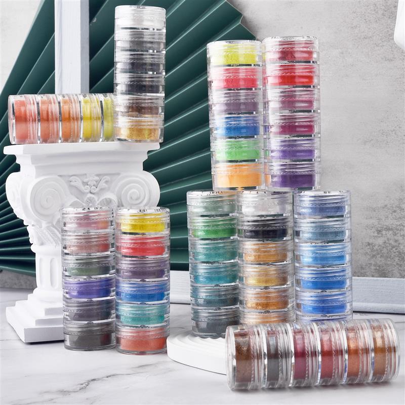 6สี/ชุด Pearlescent Powder Res - Resin Pigment Set บทวิจารณ์และราคา