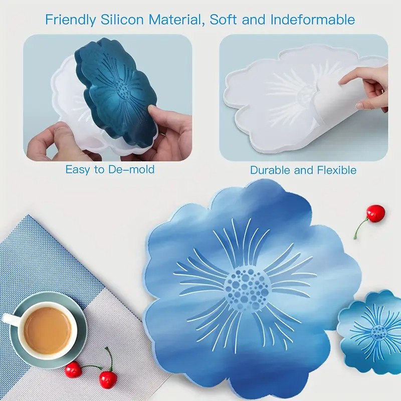 แม่พิมพ์เรซิ่นรูปซากุระ DIY -  - Geode Mold Silicone บทวิจารณ์และราคา