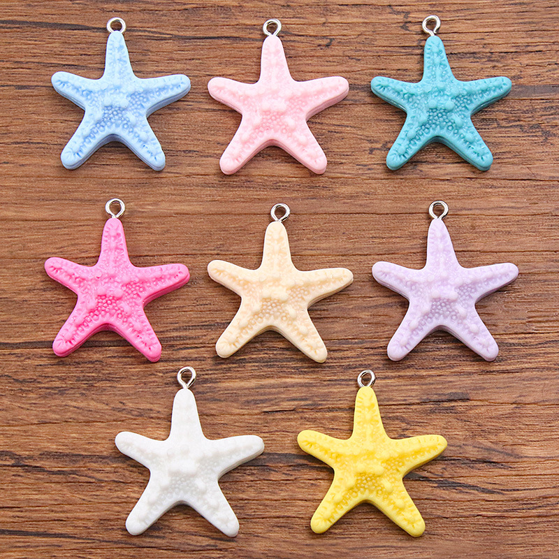 จี้เรซิ่นรูปปลาดาวสีโดปามีน 10 - Resin Crafts Diy บทวิจารณ์และราคา
