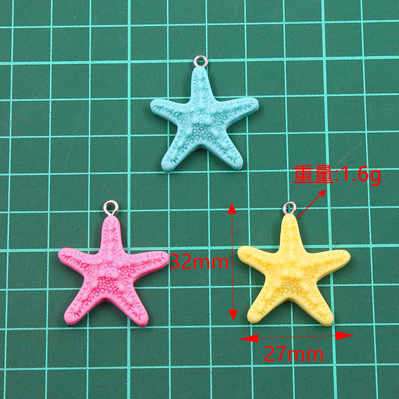 จี้เรซิ่นรูปปลาดาวสีโดปามีน 10 - Resin Crafts Diy บทวิจารณ์และราคา